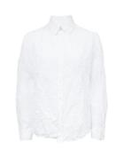 Matchesfashion.com Martine Rose - Crinkled-twill Shirt - Womens - White