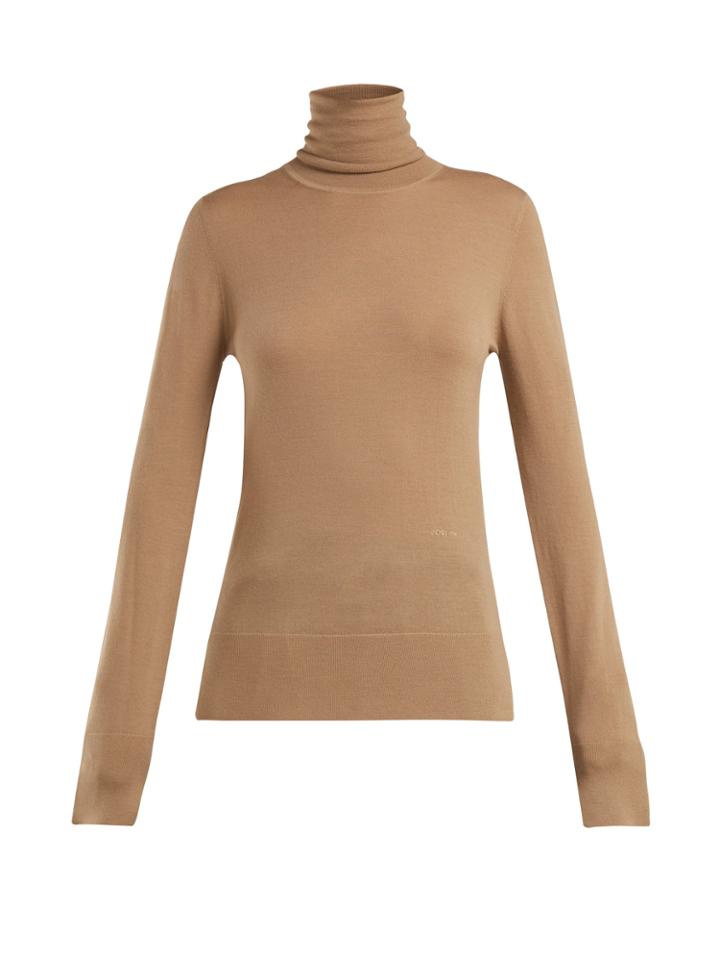 Joseph Roll-neck Fine Merino-wool Sweater