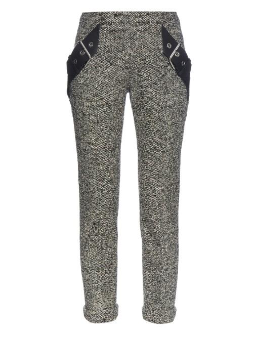 Balenciaga Belt-detail Tweed Trousers