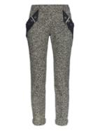 Balenciaga Belt-detail Tweed Trousers