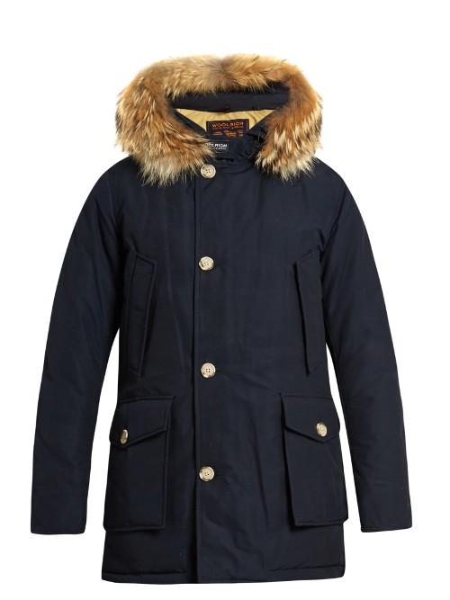 Woolrich John Rich & Bros. Arctic Fur-trimmed Hooded Down Parka