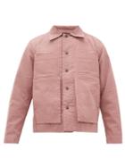 Matchesfashion.com Craig Green - Embroidered Puckered Canvas Jacket - Mens - Pink