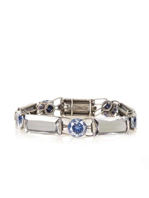Bottega Veneta Cubic Zirconia And Silver Bracelet