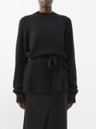 Raey - Raglan-sleeve Responsible-cashmere Sweater - Womens - Black