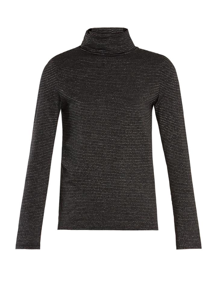 M.i.h Jeans Range Roll-neck Cotton-blend Top