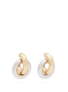 Matchesfashion.com Jw Anderson - Double Hoop Stud Earrings - Womens - Gold