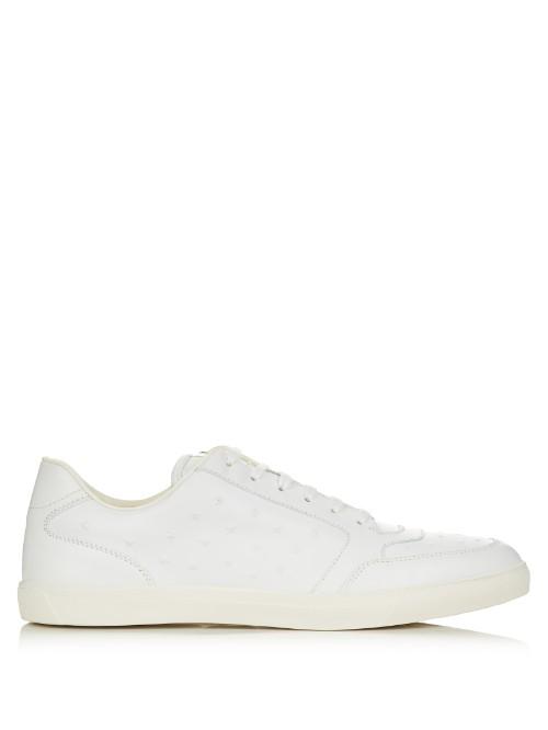 Moncler Joseph Low-top Star-embossed Leather Trainers