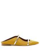 Malone Souliers Maureen Backless Faille Flats