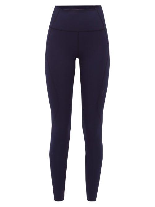 Matchesfashion.com Lndr - Limitless Night Technical Jersey Leggings - Womens - Navy