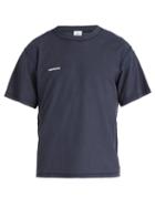 Matchesfashion.com Vetements - Inside Out Cotton T Shirt - Mens - Navy