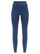 Matchesfashion.com Prism - Lucid High-rise Stretch-jersey Leggings - Womens - Navy