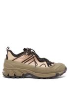 Burberry - Arthur Check Ripstop Trainers - Mens - Khaki Multi