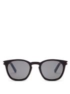 Matchesfashion.com Saint Laurent - Round Lens Acetate Sunglasses - Mens - Black
