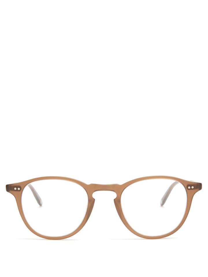 Garrett Leight Hampton Round-frame Glasses