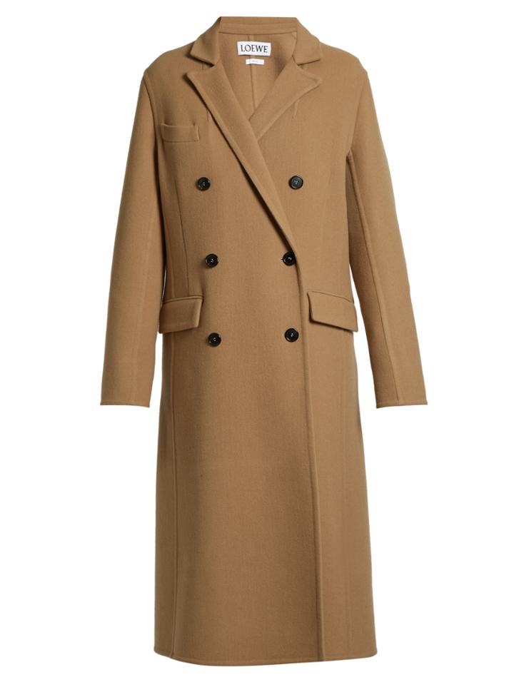 Loewe Peak-lapel Double-breasted Coat