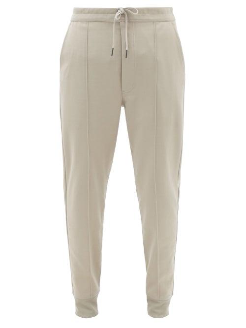 Tom Ford - Patch-pocket Jersey Track Pants - Mens - Grey