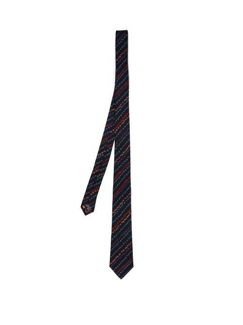 Matchesfashion.com Paul Smith - Floral Print Silk Tie - Mens - Black