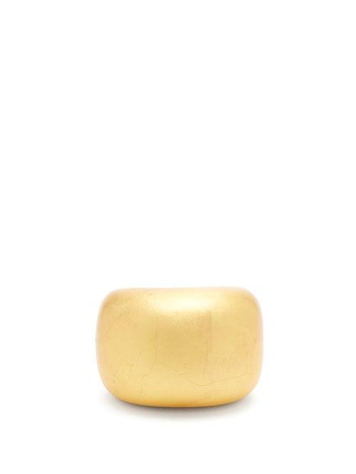 Matchesfashion.com Vanda Jacintho - Wooden Cuff Bracelet - Womens - Black Gold