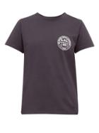 Matchesfashion.com A.p.c. - Logo Roundel Cotton Jersey T Shirt - Womens - Navy