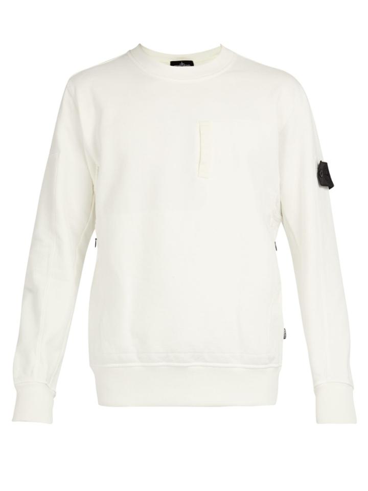 Stone Island Shadow Project Crew-neck Cotton Sweatshirt