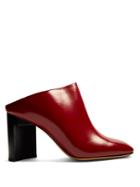 Maison Margiela Block-heel Leather Mules