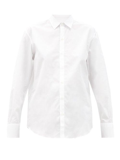 Matchesfashion.com Bourrienne Paris X - Authenthique I Cotton-poplin Shirt - Womens - White