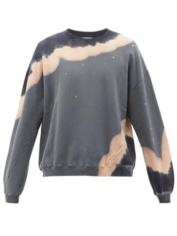 Noma T.d. - Tie-dye Cotton-jersey Sweatshirt - Mens - Grey