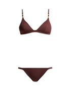Matchesfashion.com Melissa Odabash - Mexico Triangle Bikini - Womens - Brown