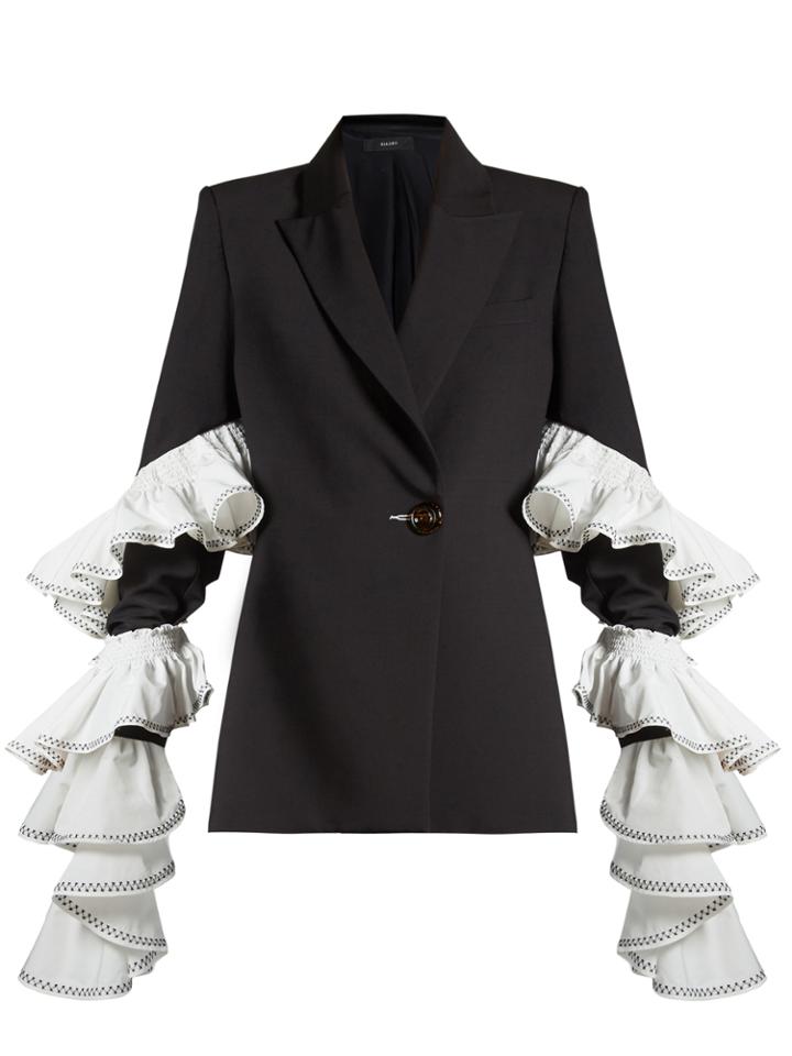Ellery Maneater Ruffle-trimmed Blazer