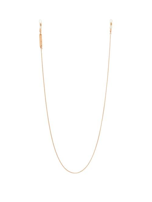 Matchesfashion.com Frame Chain - Slinky Gold Plated Glasses Chain - Womens - Rose Gold