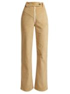 Matchesfashion.com A.w.a.k.e. - Straight Leg Cotton Corduroy Trousers - Womens - Camel