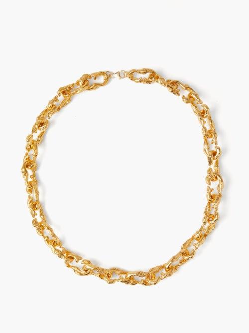 Matchesfashion.com Alighieri - The Selva Oscura 24kt Gold-plated Choker - Womens - Gold