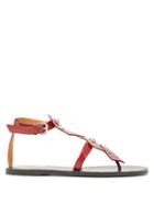 Matchesfashion.com Isabel Marant - Studded Leather Sandals - Womens - Red