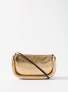 Jw Anderson - Bumper Baguette Metallic-leather Shoulder Bag - Womens - Gold