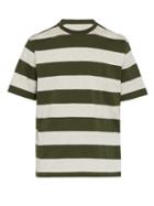 Matchesfashion.com Oliver Spencer - Striped Cotton T Shirt - Mens - Green White