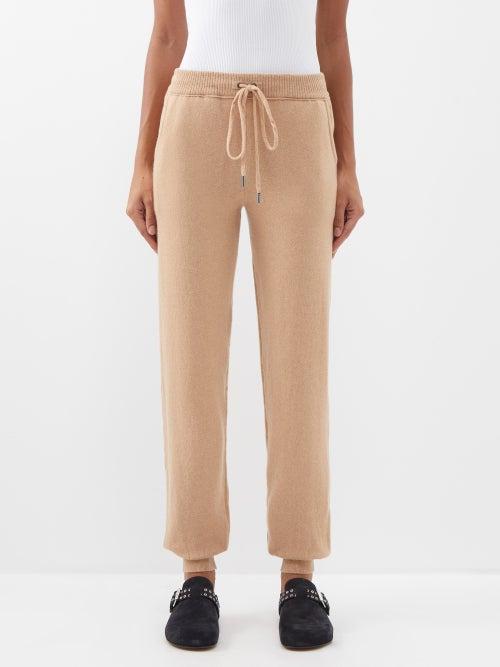 Johnstons Of Elgin - Cashmere-blend Track Pants - Womens - Camel