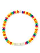 Lauren Rubinski - Smile Beaded & 14kt White Gold Necklace - Womens - Multi