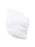Matchesfashion.com Norma Kamali - Diana One-shoulder Ruched Bikini Top - Womens - White