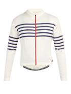 Matchesfashion.com Caf Du Cycliste - Claudette Striped Cycle Top - Mens - White Multi