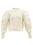 Ulla Johnson - Heather Boucl Alpaca-blend Sweater - Womens - Cream