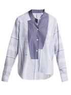 Loewe Asymmetric Striped Cotton Shirt