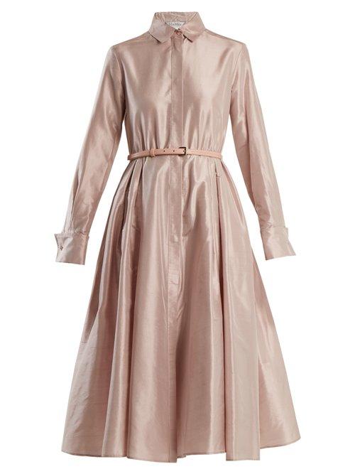 Matchesfashion.com Max Mara - Fiorire Dress - Womens - Light Pink