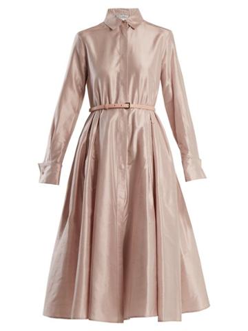 Matchesfashion.com Max Mara - Fiorire Dress - Womens - Light Pink