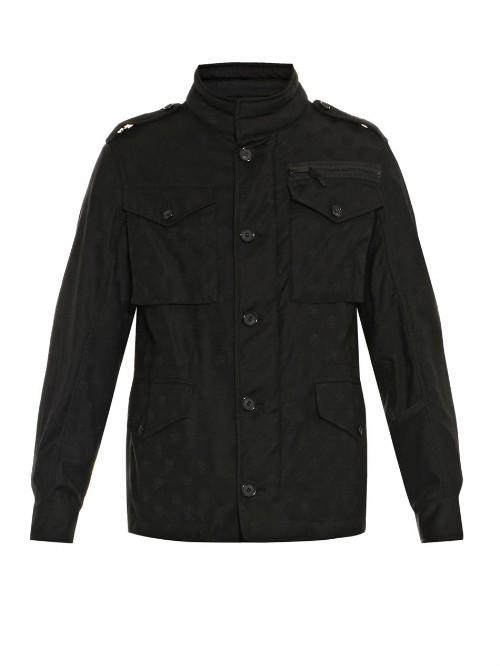 Alexander Mcqueen Skull-jacquard Utility Jacket
