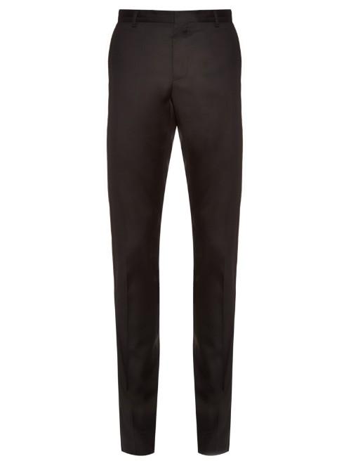 Lanvin Side-stripe Tailored Cotton Trousers