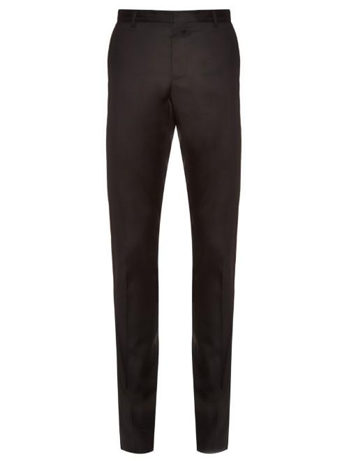 Lanvin Side-stripe Tailored Cotton Trousers