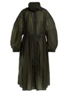 Matchesfashion.com Lemaire - Hooded Parachute Parka Coat - Womens - Dark Green