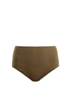 Matchesfashion.com Max Mara Beachwear - Gilly Bikini Briefs - Womens - Khaki