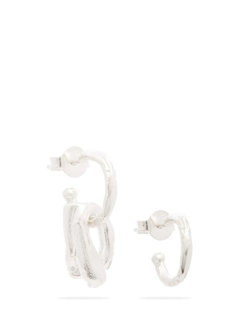 Matchesfashion.com Alighieri - The Dark Wood Sterling-silver Earrings - Mens - Silver