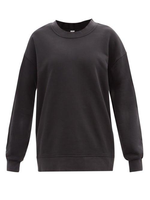 Lululemon - Perfectly Oversized Cotton-jersey Sweatshirt - Womens - Black